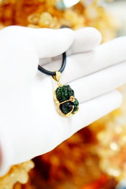 MẶT DÂY TỲ HƯU BỌC VÀNG CẨM THẠCH THIÊN NHIÊN – CHIÊU TÀI TỤ LỘC, BẢO VỆ VẬN MỆNH - Ảnh 2