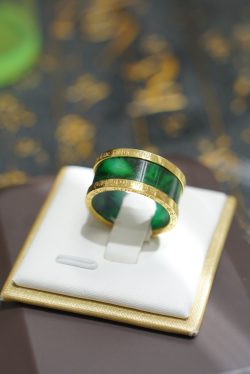 Nhẫn Càn Long Bằng cẩm thạch Bọc Vàng VIP
