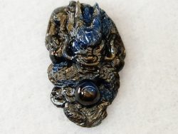 Rồng Sapphire Ôm Ngọc - Chiêu Tài – Hộ Mệnh – Bình An