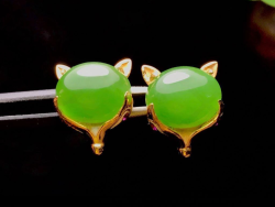 Khuyên tai Ngọc Bích hồ ly #2