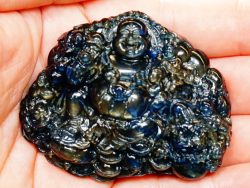 Tượng Phật Di Lặc Đá Sapphire – Phúc Lộc Cát Tường